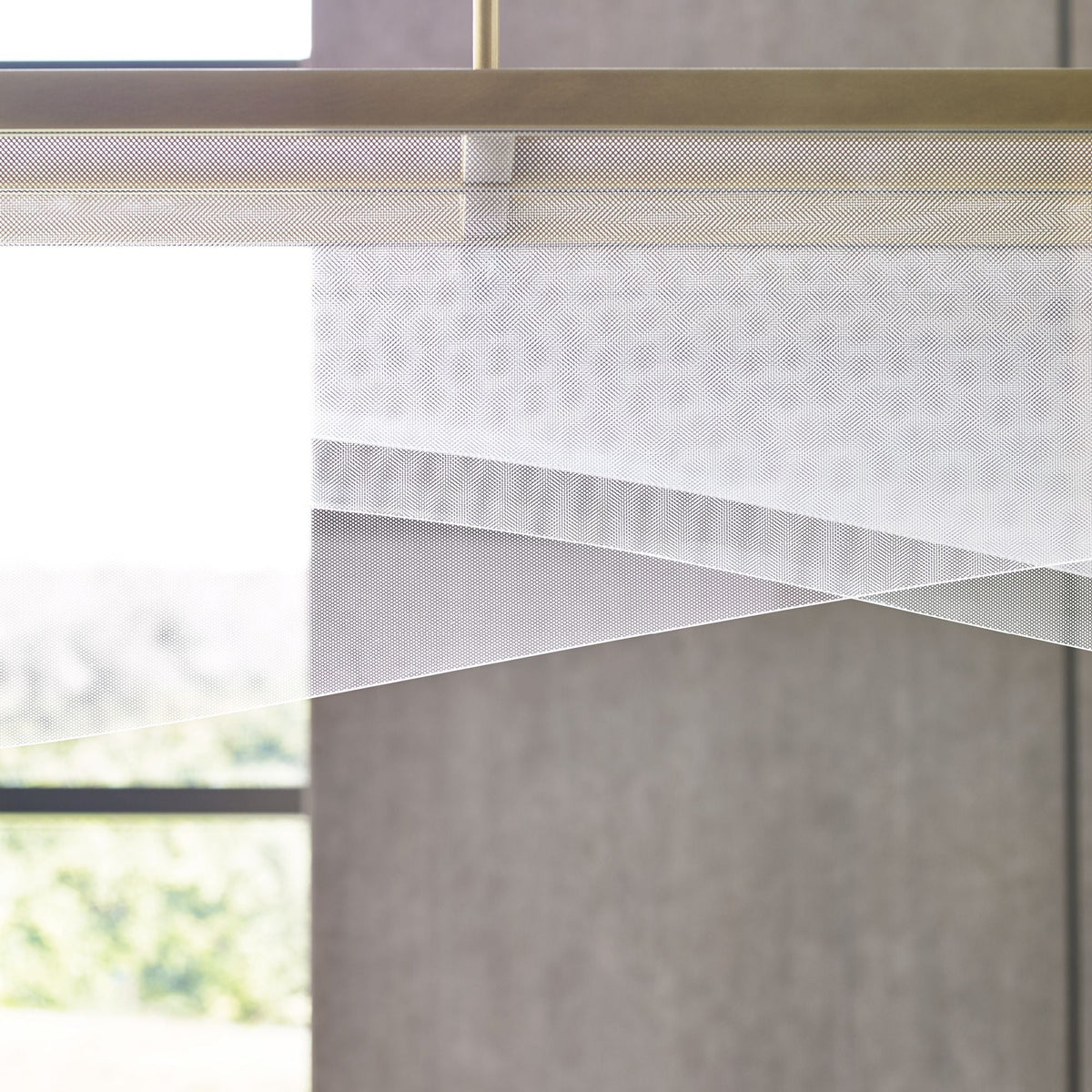 Nyra 72" Wide Plated Brass LED Linear Pendant Light