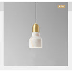 Modern Metal Marble Mini Pendant Lights Classic Artistic Pendant Lighting