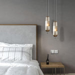 Long Oval Glass LED Nordic Pendant Light Hanging Lamp Island Lights