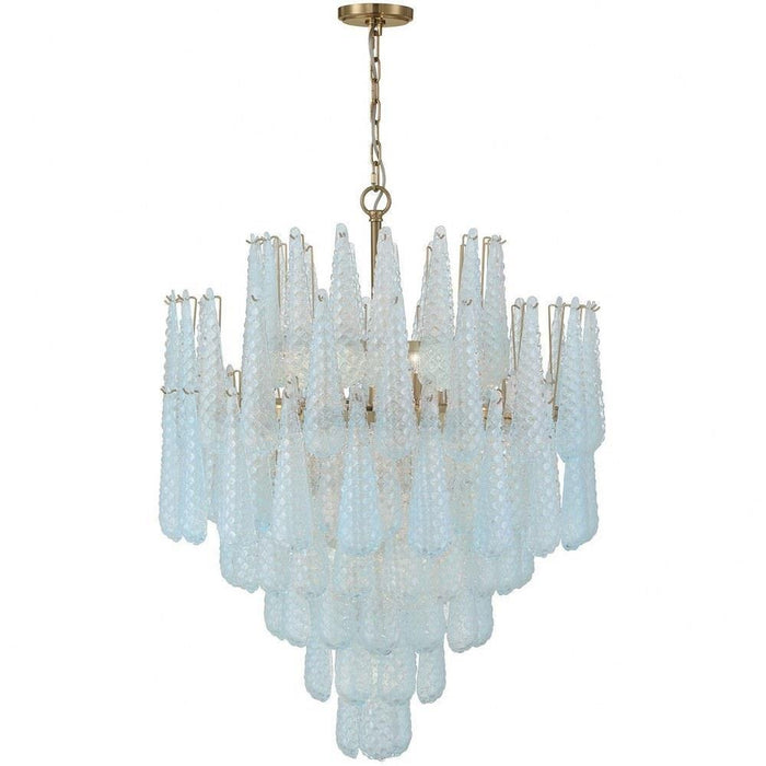 Crystorama Lighting - OLL-6008-AG-BH - Ollie - 21 Light Chandelier-40.75 Inch Tall and 33.25 Inch Wide