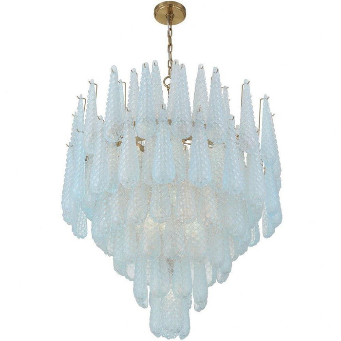 Crystorama Lighting - OLL-6008-AG-BH - Ollie - 21 Light Chandelier-40.75 Inch Tall and 33.25 Inch Wide