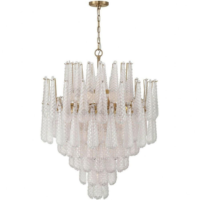 Crystorama Lighting - OLL-6008-AG-BH - Ollie - 21 Light Chandelier-40.75 Inch Tall and 33.25 Inch Wide