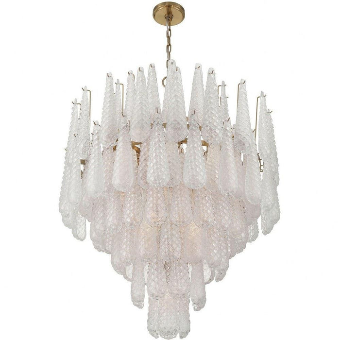 Crystorama Lighting - OLL-6008-AG-BH - Ollie - 21 Light Chandelier-40.75 Inch Tall and 33.25 Inch Wide