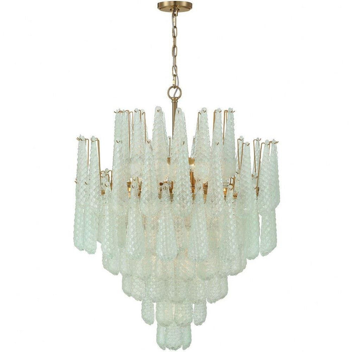 Crystorama Lighting - OLL-6008-AG-BH - Ollie - 21 Light Chandelier-40.75 Inch Tall and 33.25 Inch Wide