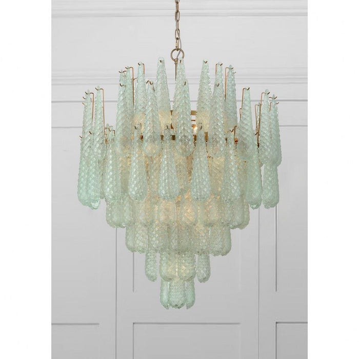 Crystorama Lighting - OLL-6008-AG-BH - Ollie - 21 Light Chandelier-40.75 Inch Tall and 33.25 Inch Wide