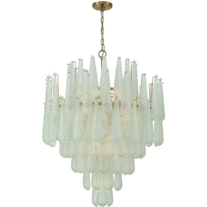 Crystorama Lighting - OLL-6008-AG-BH - Ollie - 21 Light Chandelier-40.75 Inch Tall and 33.25 Inch Wide