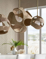 Landon Pendant, 2-Light, LED, Warm Brass, 29"H (7-1622-117-322 ALWKJ)