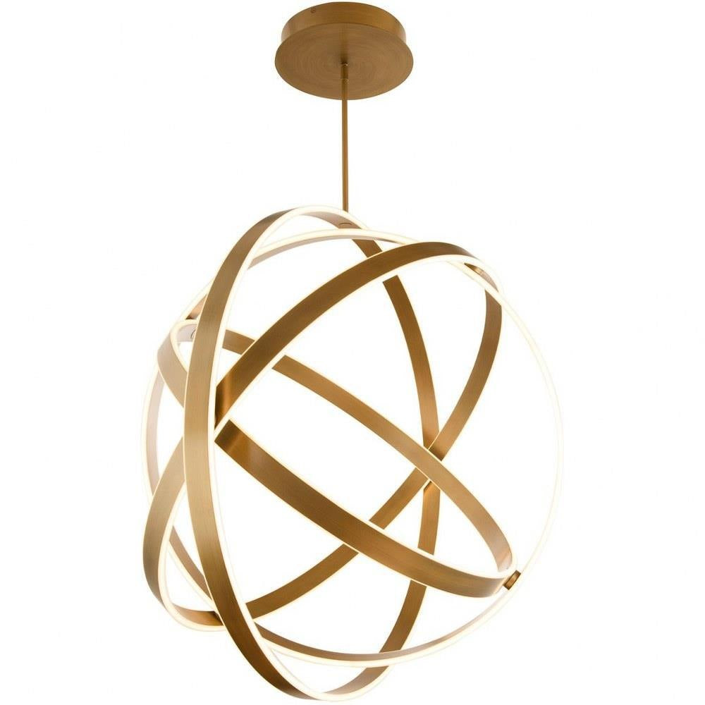 Modern Forms - PD-61738-TT - Kinetic-202W 1 LED Chandelier in Contemporary Style-38 Inches Wide by 38 Inches High