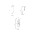 Modern Forms - PD-ACID09R-PN - Acid - 17 Inch 99W 9 LED Round Chandelier