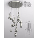 Modern Forms - PD-ACID15R-PN - Acid - 23 Inch 165W 15 LED Round Chandelier