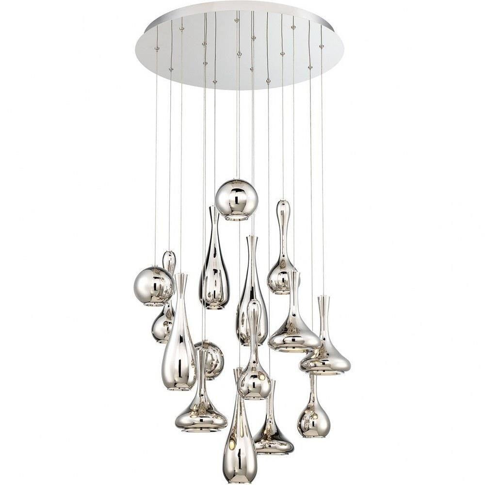 Modern Forms - PD-ACID15R-PN - Acid - 23 Inch 165W 15 LED Round Chandelier