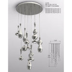 Modern Forms - PD-ACID15R-PN - Acid - 23 Inch 165W 15 LED Round Chandelier