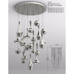 Modern Forms - PD-ACID21R-PN - Acid - 26 Inch 231W 21 LED Round Chandelier