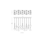Modern Forms - PD-ACID23L-PN - Acid - 54 Inch 243W 23 LED Linear Chandelier