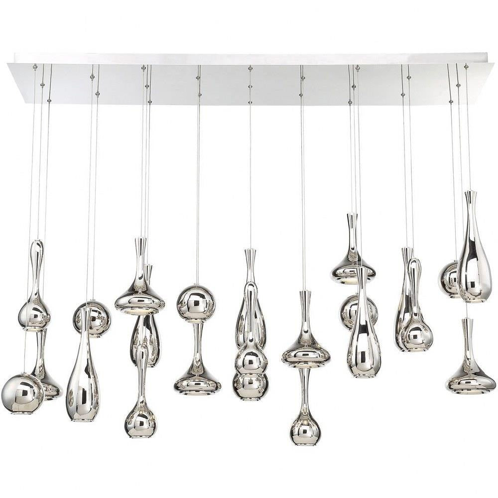 Modern Forms - PD-ACID23L-PN - Acid - 54 Inch 243W 23 LED Linear Chandelier