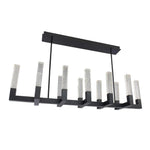 Modern Forms - PD-30854-BK - Cinema - 86W 12 LED Chandelier In Contemporary Style-13 Inches Tall and 54 Inches Wide