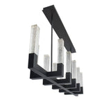 Modern Forms - PD-30854-BK - Cinema - 86W 12 LED Chandelier In Contemporary Style-13 Inches Tall and 54 Inches Wide