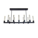Modern Forms - PD-30854-BK - Cinema - 86W 12 LED Chandelier In Contemporary Style-13 Inches Tall and 54 Inches Wide