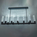 Modern Forms - PD-30854-BK - Cinema - 86W 12 LED Chandelier In Contemporary Style-13 Inches Tall and 54 Inches Wide