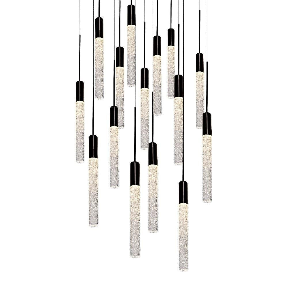 Modern Forms - PD-35615-PN - Magic-86W 15 LED Round Chandelier in Modern Style-23 Inches Wide by 11.8 Inches High