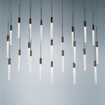 Modern Forms - PD-35623L-PN - Magic-120.5W 23 LED Linear Chandelier in Modern Style-12 Inches Wide by 11.8 Inches High
