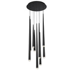 Modern Forms - PD-41709R-AB - Cascade-68W 9 LED Round Chandelier in Modern Style-17 Inches Wide by 37 Inches High