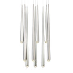 Modern Forms - PD-41709R-AB - Cascade-68W 9 LED Round Chandelier in Modern Style-17 Inches Wide by 37 Inches High