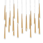 Modern Forms - PD-41723L - Cascade-173W 23 LED Linear Chandelier in Modern Style-12 Inches Wide by 37 Inches High