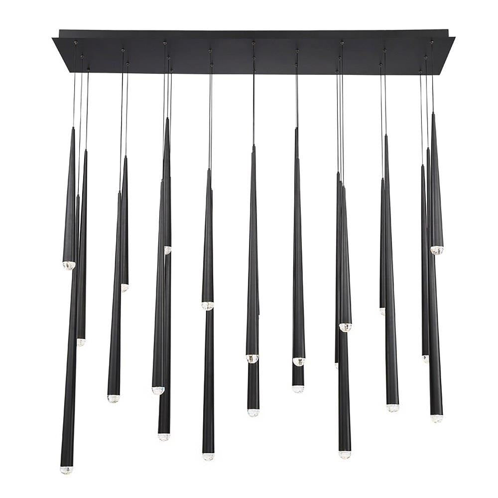 Modern Forms - PD-41723L - Cascade-173W 23 LED Linear Chandelier in Modern Style-12 Inches Wide by 37 Inches High