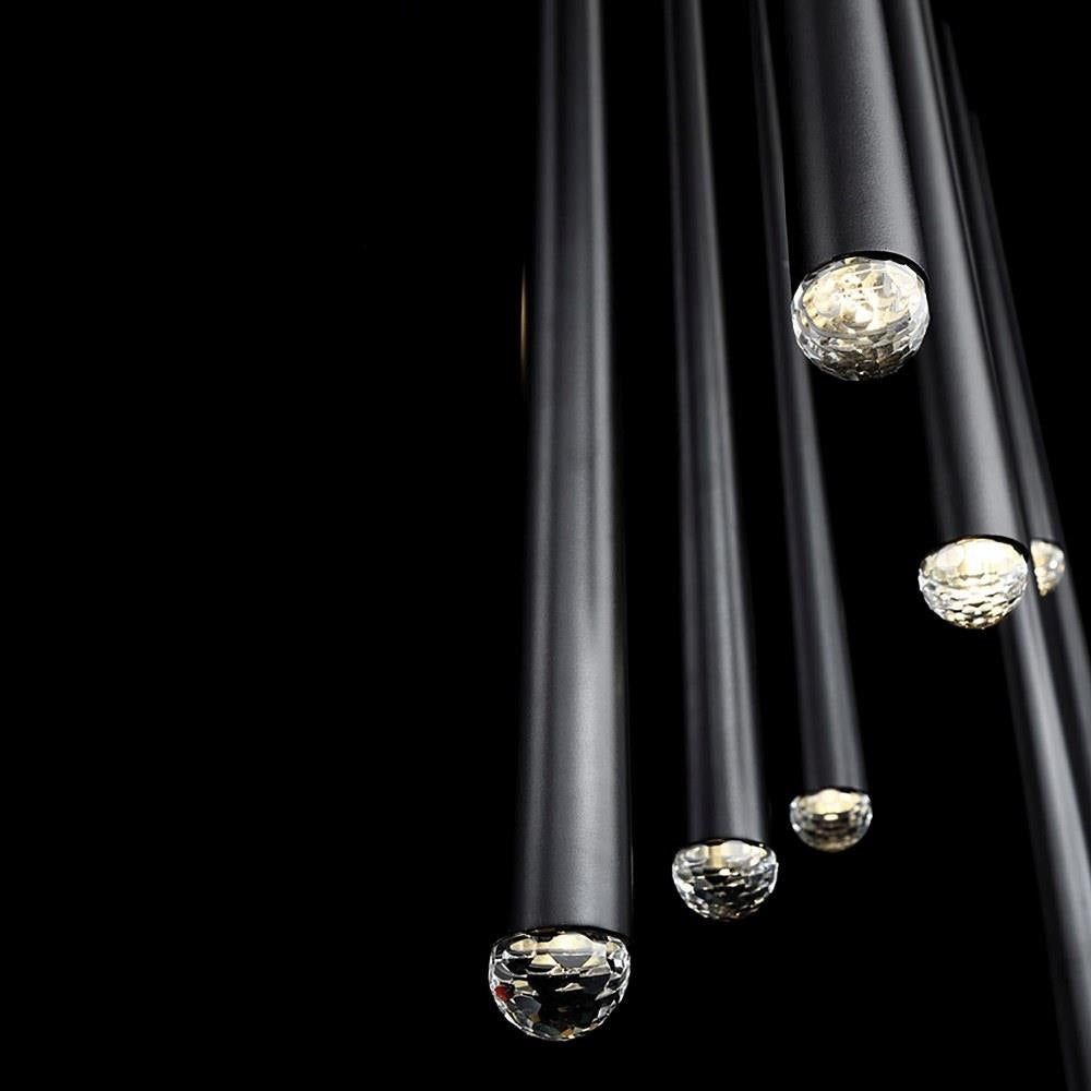 Modern Forms - PD-41723L - Cascade-173W 23 LED Linear Chandelier in Modern Style-12 Inches Wide by 37 Inches High