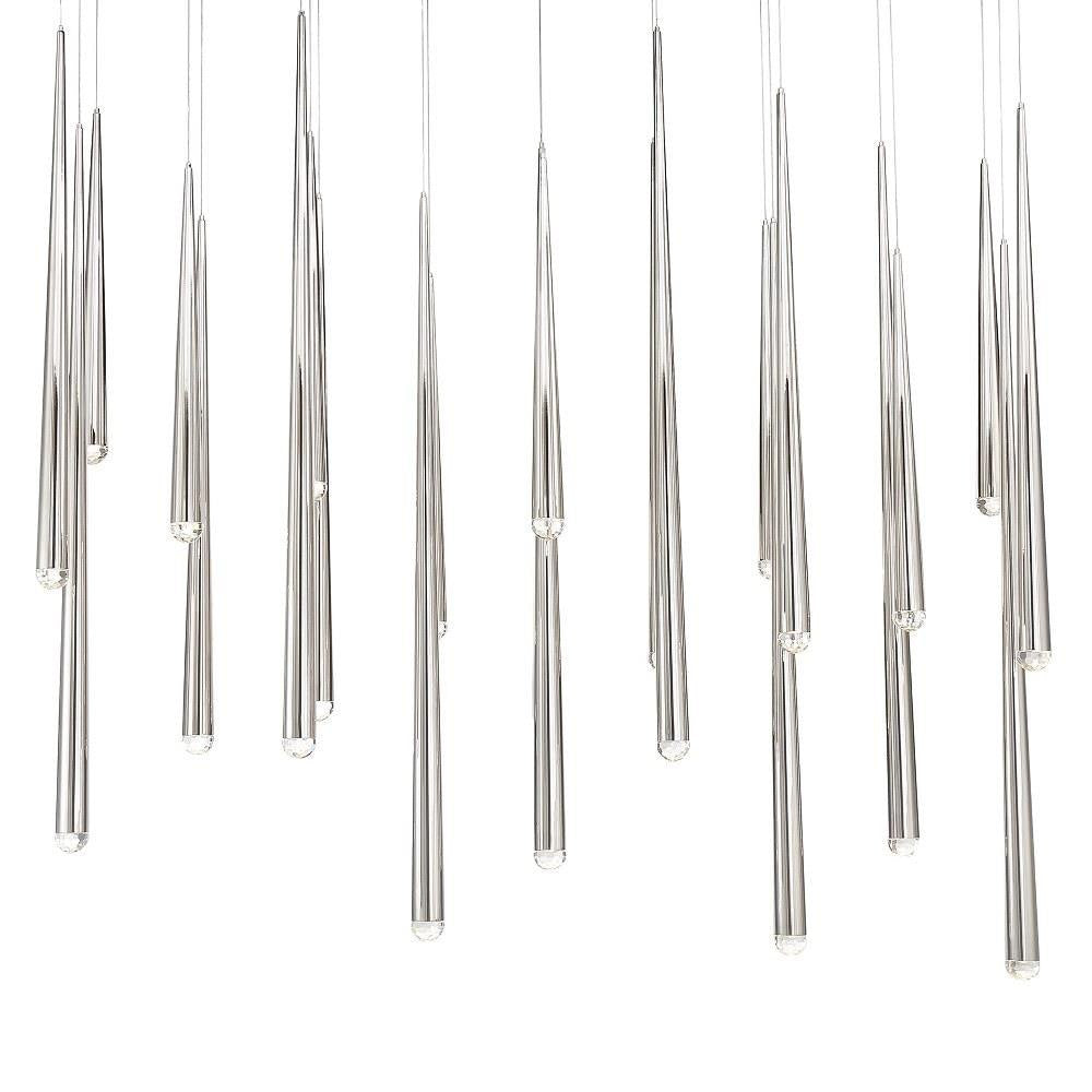 Modern Forms - PD-41723L - Cascade-173W 23 LED Linear Chandelier in Modern Style-12 Inches Wide by 37 Inches High