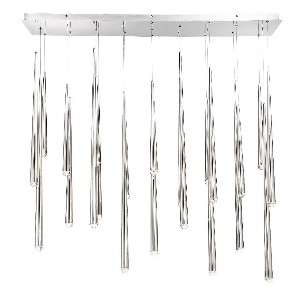 Modern Forms - PD-41723L - Cascade-173W 23 LED Linear Chandelier in Modern Style-12 Inches Wide by 37 Inches High