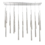 Modern Forms - PD-41723L - Cascade-173W 23 LED Linear Chandelier in Modern Style-12 Inches Wide by 37 Inches High