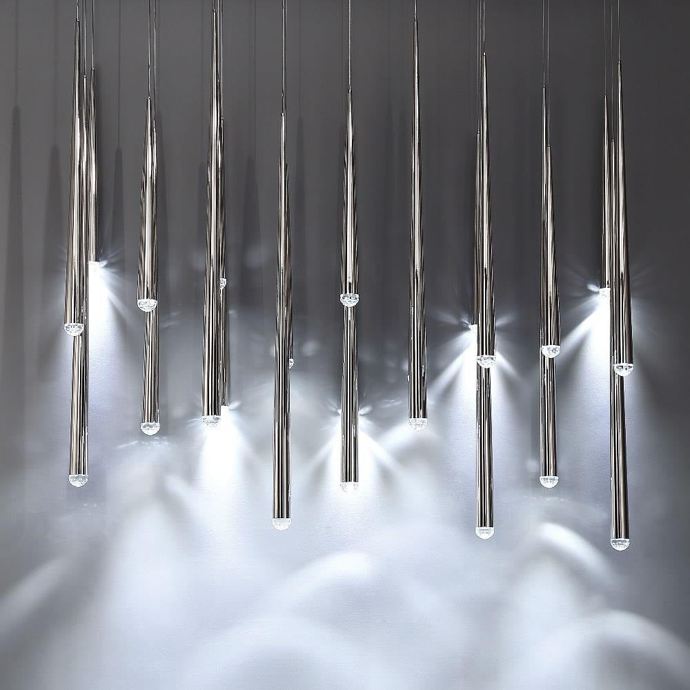 Modern Forms - PD-41723L - Cascade-173W 23 LED Linear Chandelier in Modern Style-12 Inches Wide by 37 Inches High