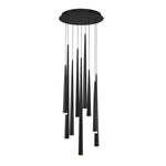 Modern Forms - PD-41809R-AB - Cascade-68W 9 LED Round Chandelier in Modern Style-17 Inches Wide by 28 Inches High