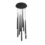 Modern Forms - PD-41809R-AB - Cascade-68W 9 LED Round Chandelier in Modern Style-17 Inches Wide by 28 Inches High