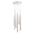 Modern Forms - PD-41809R-AB - Cascade-68W 9 LED Round Chandelier in Modern Style-17 Inches Wide by 28 Inches High