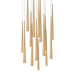 Modern Forms - PD-41815R-AB - Cascade-113W 15 LED Round Chandelier in Modern Style-23 Inches Wide by 28 Inches High