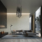 Modern Forms - PD-41815R-AB - Cascade-113W 15 LED Round Chandelier in Modern Style-23 Inches Wide by 28 Inches High