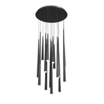 Modern Forms - PD-41815R-AB - Cascade-113W 15 LED Round Chandelier in Modern Style-23 Inches Wide by 28 Inches High