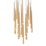 Modern Forms - PD-41821R-AB - Cascade-158W 21 LED Round Chandelier in Modern Style-26 Inches Wide by 28 Inches High