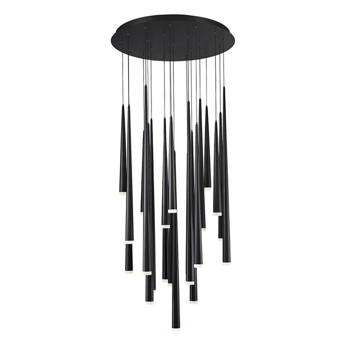 Modern Forms - PD-41821R-AB - Cascade-158W 21 LED Round Chandelier in Modern Style-26 Inches Wide by 28 Inches High