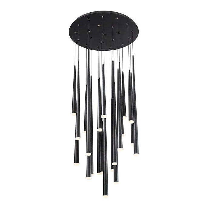 Modern Forms - PD-41821R-AB - Cascade-158W 21 LED Round Chandelier in Modern Style-26 Inches Wide by 28 Inches High