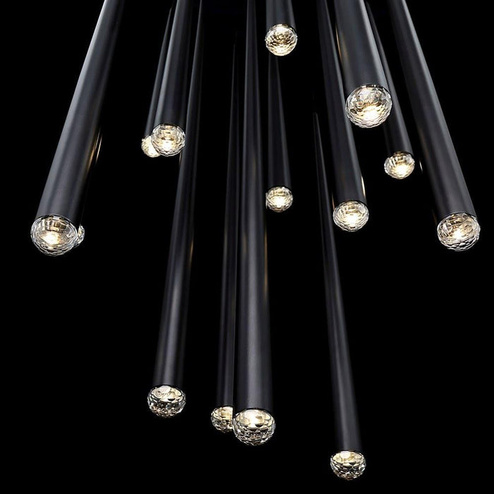Modern Forms - PD-41821R-AB - Cascade-158W 21 LED Round Chandelier in Modern Style-26 Inches Wide by 28 Inches High