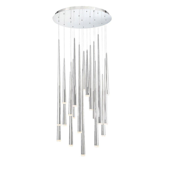 Modern Forms - PD-41821R-AB - Cascade-158W 21 LED Round Chandelier in Modern Style-26 Inches Wide by 28 Inches High