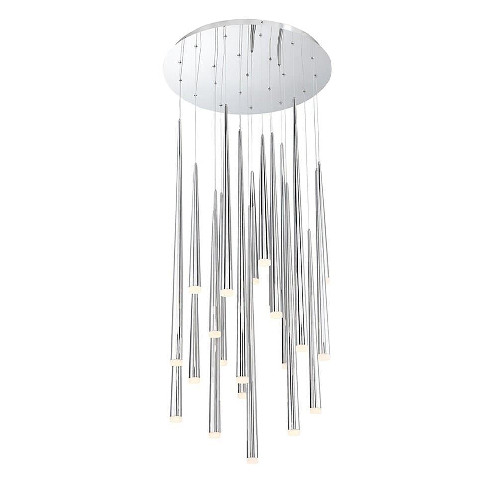 Modern Forms - PD-41821R-AB - Cascade-158W 21 LED Round Chandelier in Modern Style-26 Inches Wide by 28 Inches High