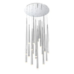 Modern Forms - PD-41821R-AB - Cascade-158W 21 LED Round Chandelier in Modern Style-26 Inches Wide by 28 Inches High