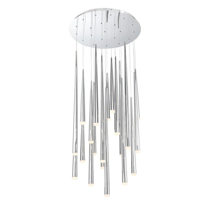 Modern Forms - PD-41821R-AB - Cascade-158W 21 LED Round Chandelier in Modern Style-26 Inches Wide by 28 Inches High