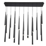Modern Forms - PD-41823L-PN - Cascade-173W 23 LED Linear Chandelier in Modern Style-12 Inches Wide by 28 Inches High