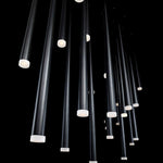 Modern Forms - PD-41823L-PN - Cascade-173W 23 LED Linear Chandelier in Modern Style-12 Inches Wide by 28 Inches High